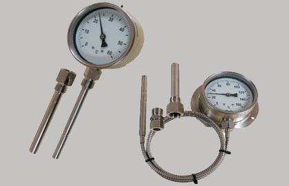 Gas Actuated Series Industrial Temperature Gauges